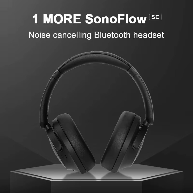 1 MORE SonoFlow SE Bluetooth headset, wireless headphones with ANC for immersive sound and noise cancellation