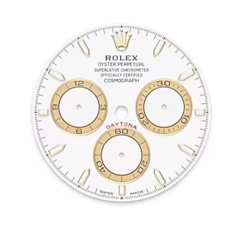 Cosmograph Daytona White Oyster, 40 mm, yellow gold - Nevada Shoe