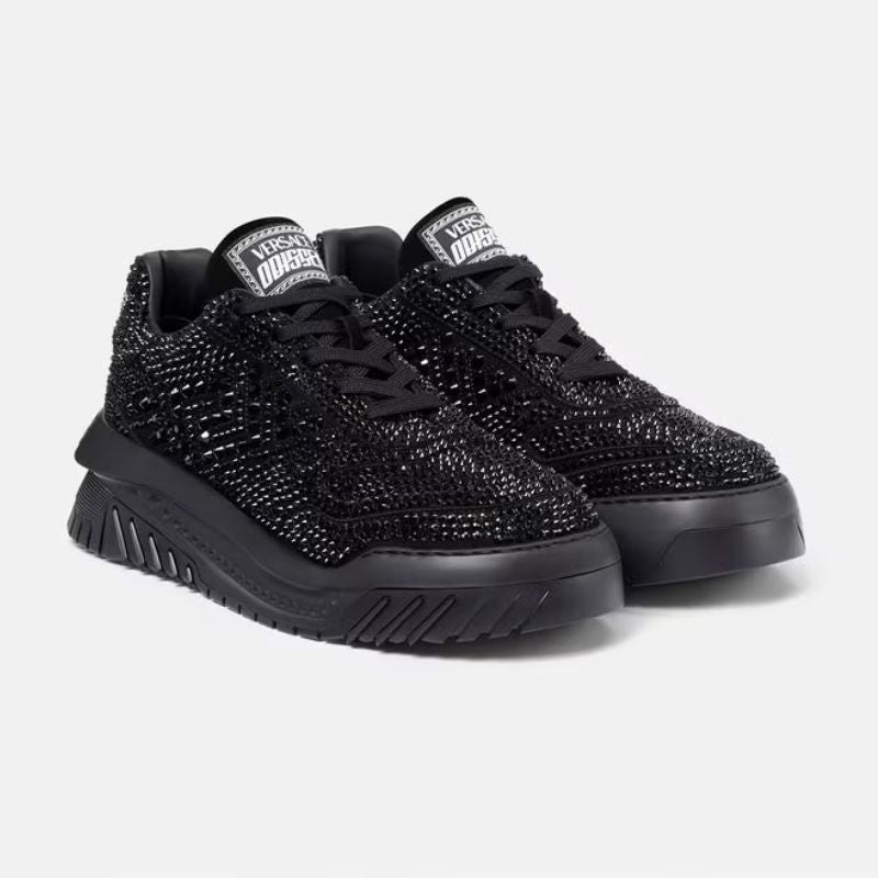 Crystal Odissea Luxury sneakers Black - Nevada Shoe