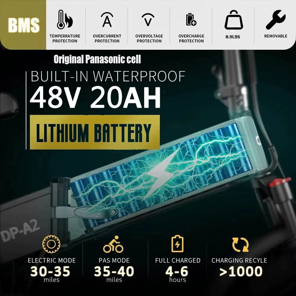 Voocci™ Folding Electric Bike for Adults - 750W Power