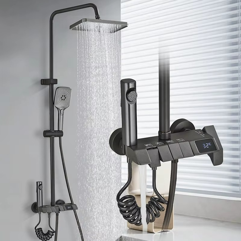 Voocci™ Smart Digital Shower Faucet with Adjustable Head
