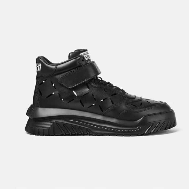 Slashed Odissea Luxury sneakers Black - Nevada Shoe