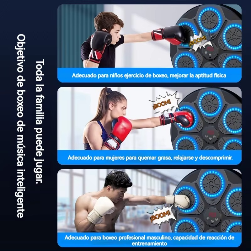 Magazaw Bluetooth boxing trainer with interactive targets for family fitness and fun workouts
