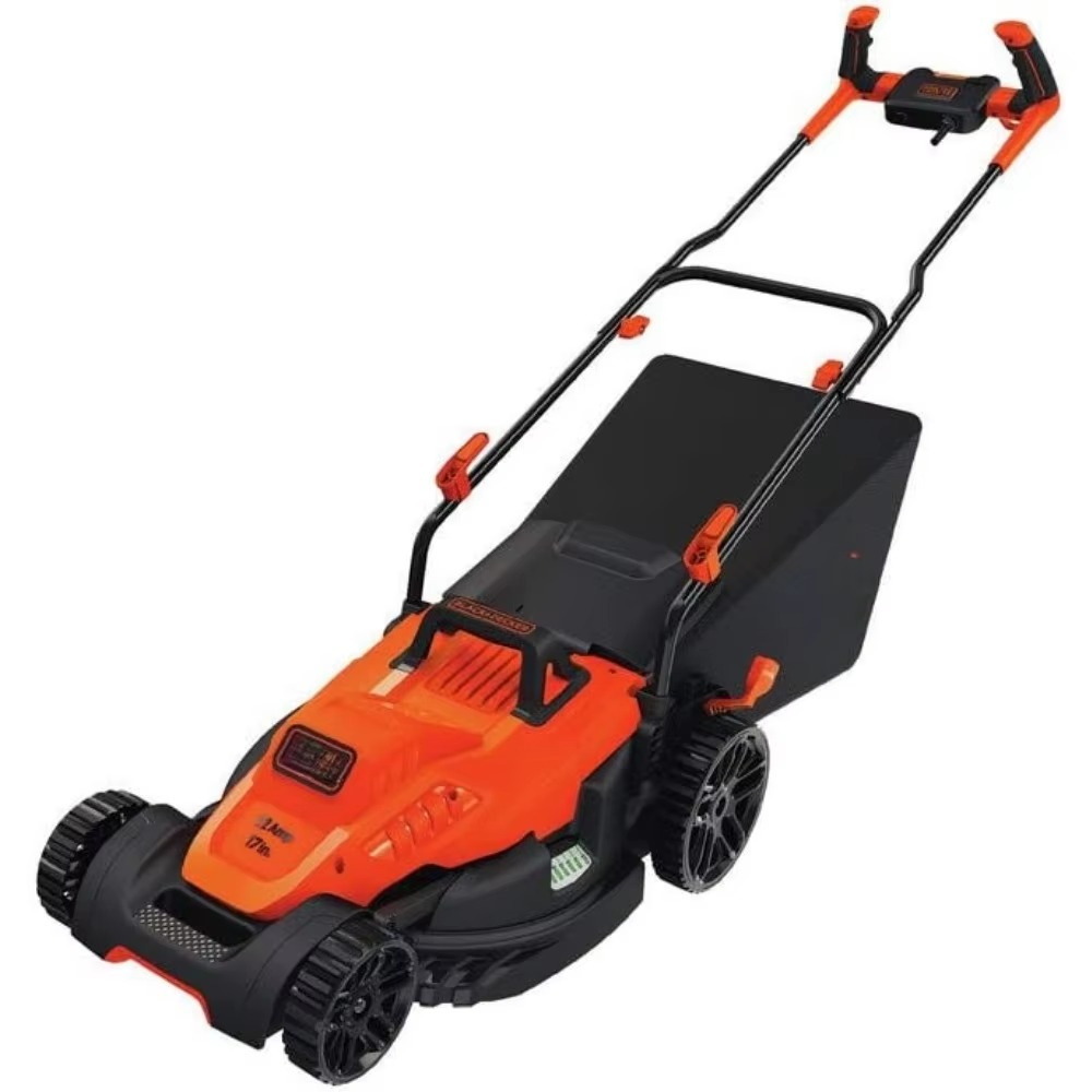 Magazaw Lightweight corded electric mower with adjustable handle and grass collection bag