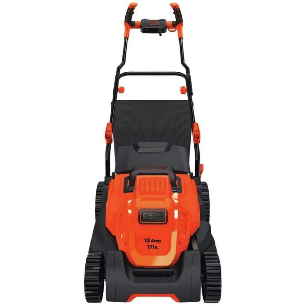 Magazaw Lightweight corded electric mower with 12 Amp motor and 17-inch cutting deck for efficient lawn care