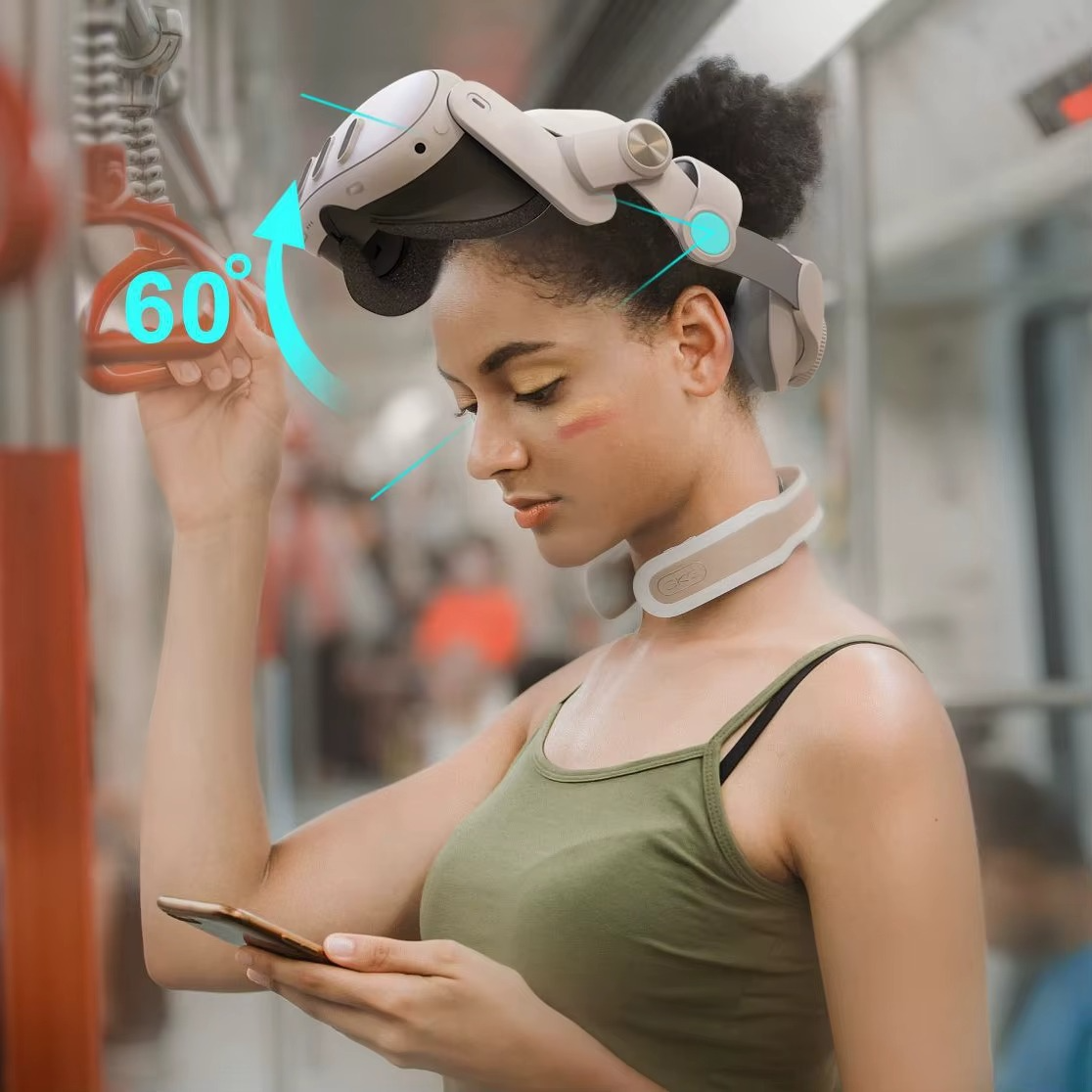 Magazaw Elite Strap for Meta Quest 3 providing secure fit and support during virtual reality experiences