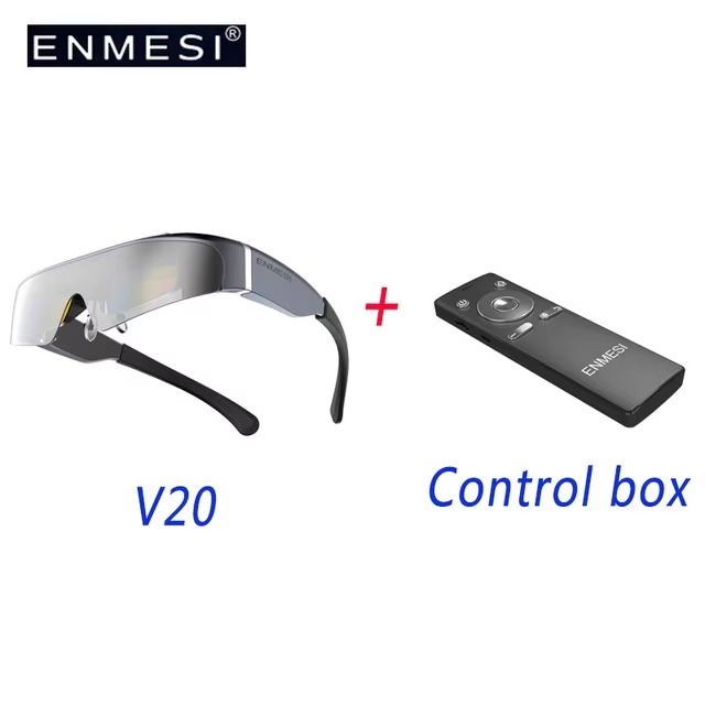 Magazaw V20 AR Smart Glasses 4K Display with included control box for enhanced user experience