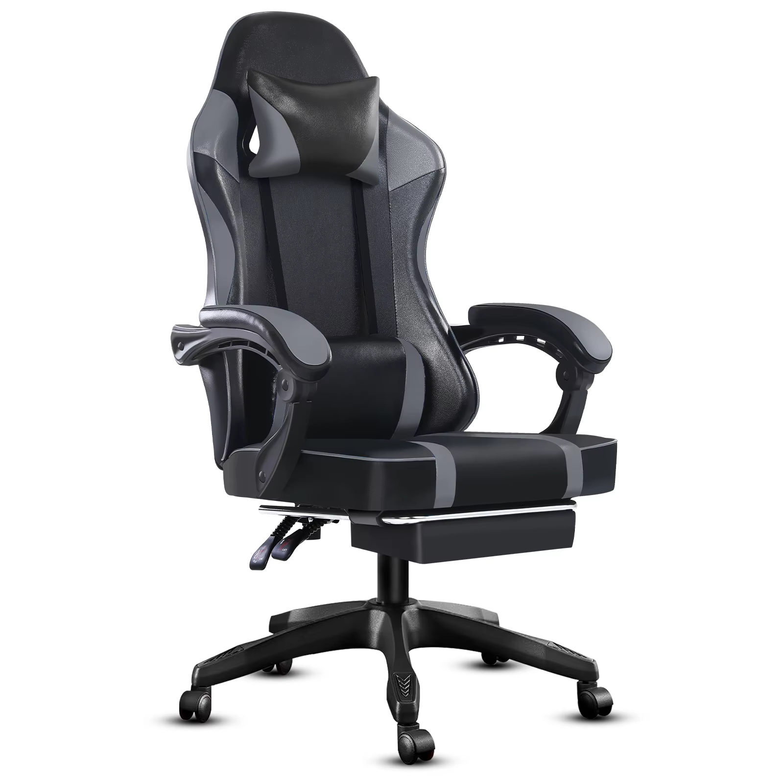Magazaw ergonomic gaming chair with massager featuring adjustable height and comfortable design