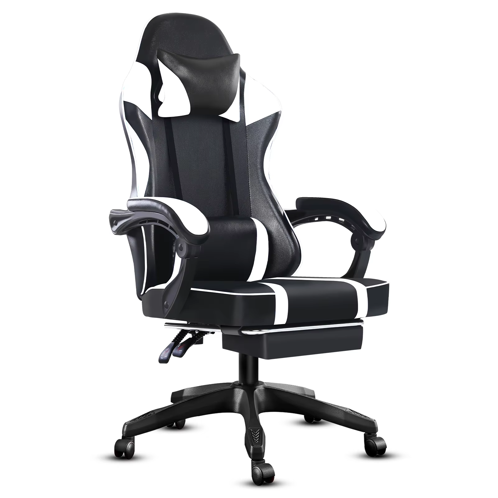 Magazaw ergonomic gaming chair with massager featuring adjustable armrests and comfortable design