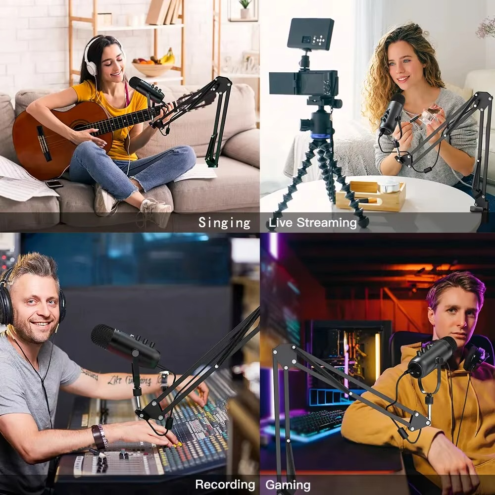 Magazaw streaming studio microphone for singing, live streaming, recording, and gaming setups