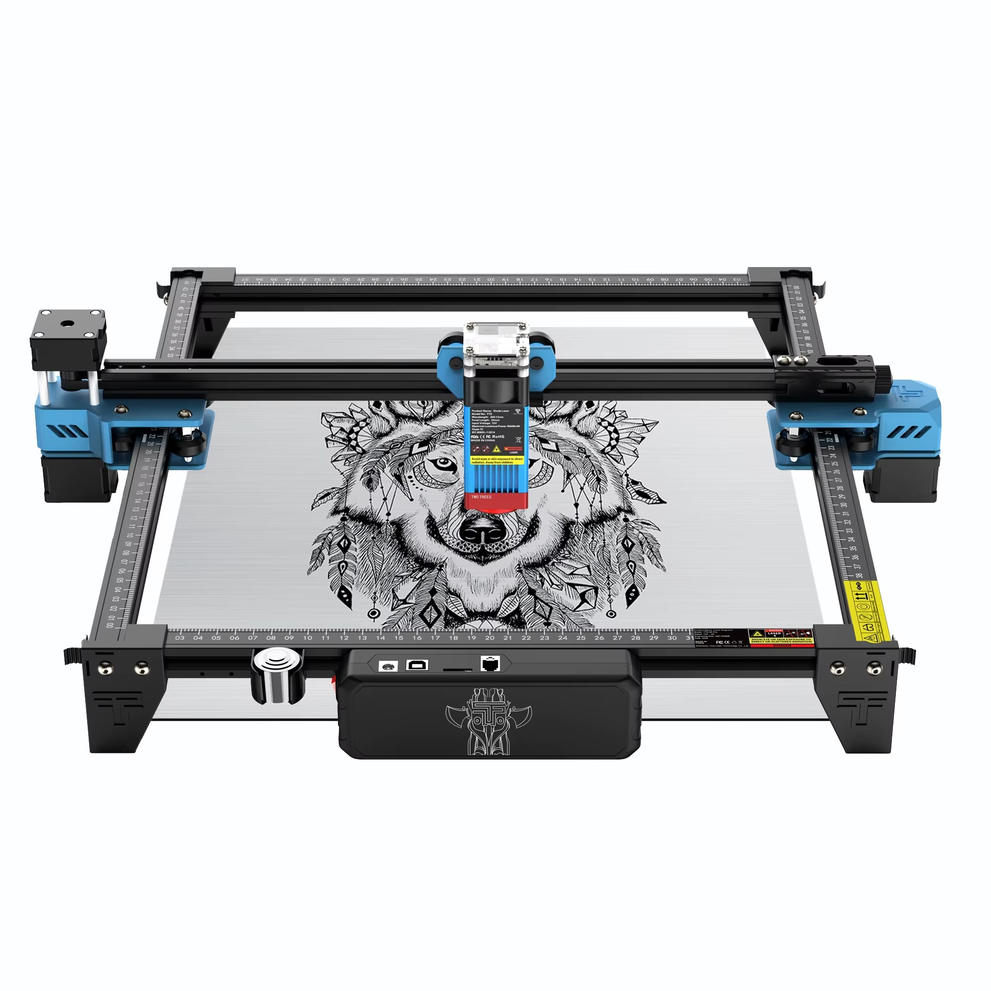 Magazaw high-power laser engraver metal with precision cutting and engraving capability