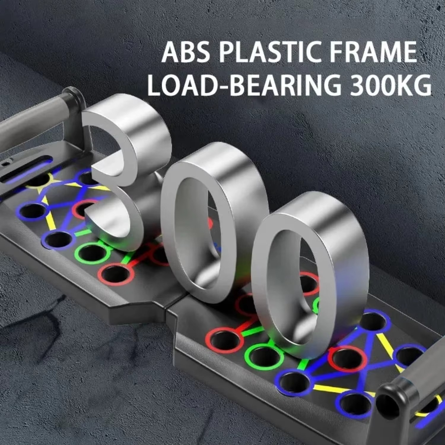 Magazaw portable push up board with ABS plastic frame designed for a load-bearing capacity of 300kg