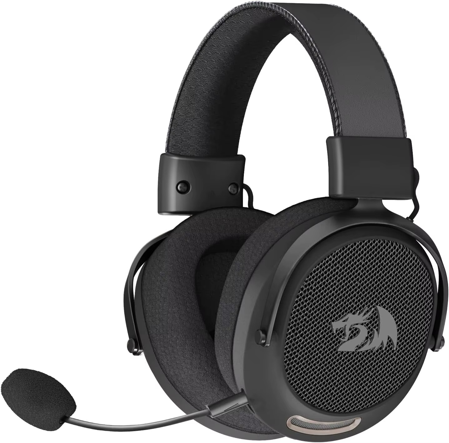 Redragon H858 wireless headset with adjustable microphone and soft ear cushions for gaming