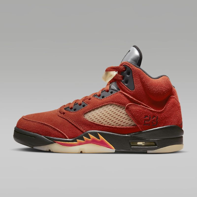 N Air J5 retro Red Shoe - Nevada Shoe