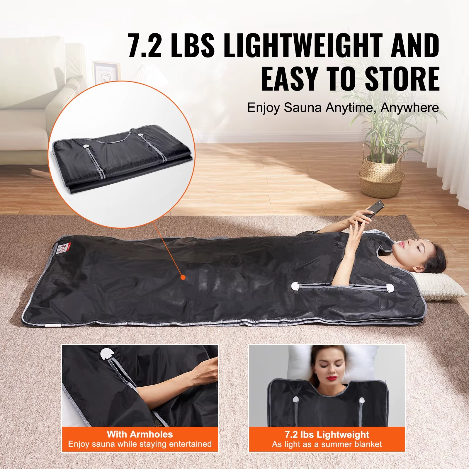 Magazaw™ Sauna Blanket for Detox Lightweight Design for Easy Storage and Use Anywhere