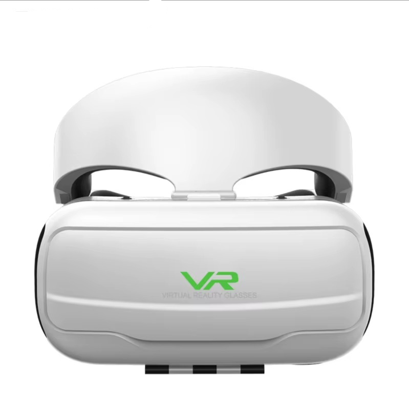 Magazaw virtual reality headset for smartphones in sleek white design with adjustable straps