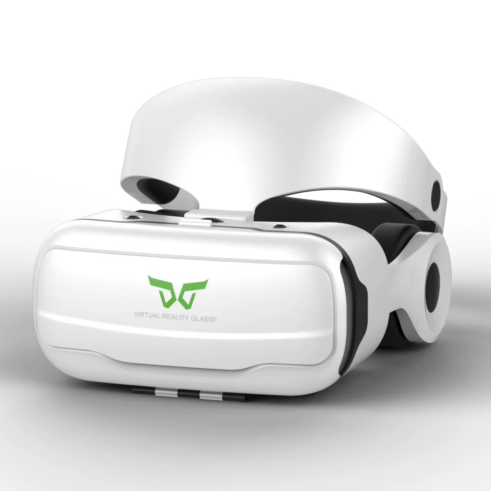 Magazaw virtual reality headset for smartphones with adjustable straps and ergonomic design