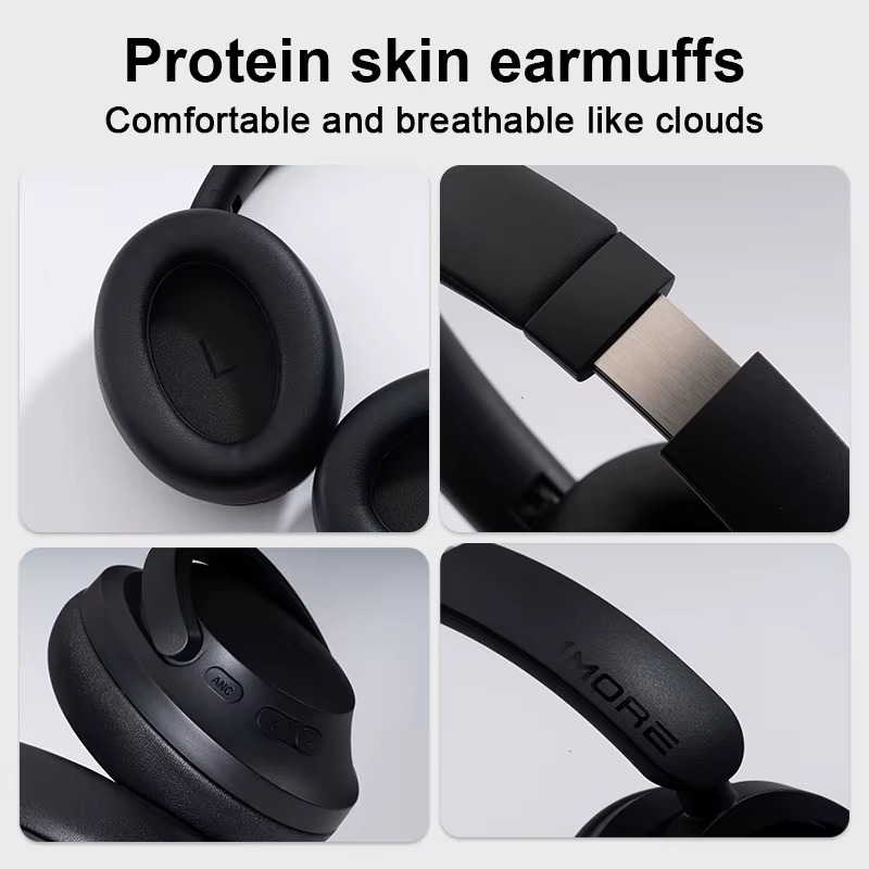 Magazaw wireless headphones with ANC featuring protein skin earcups for comfort and breathability