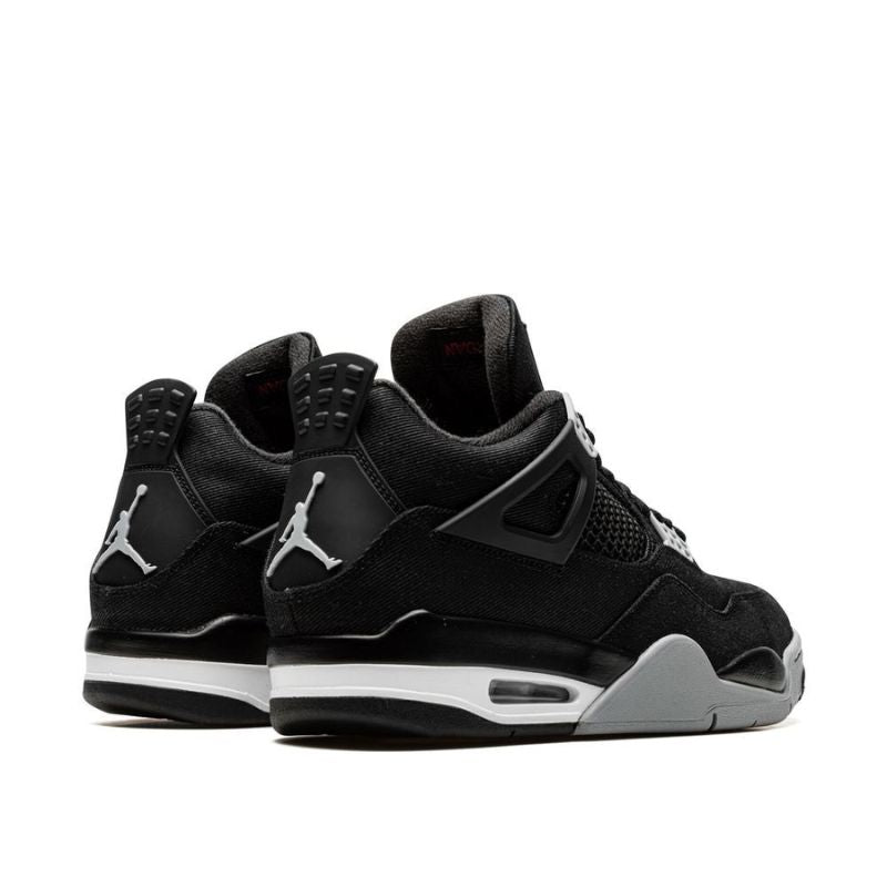 AJ 4 Black Canvas sneakers - Nevada Shoe