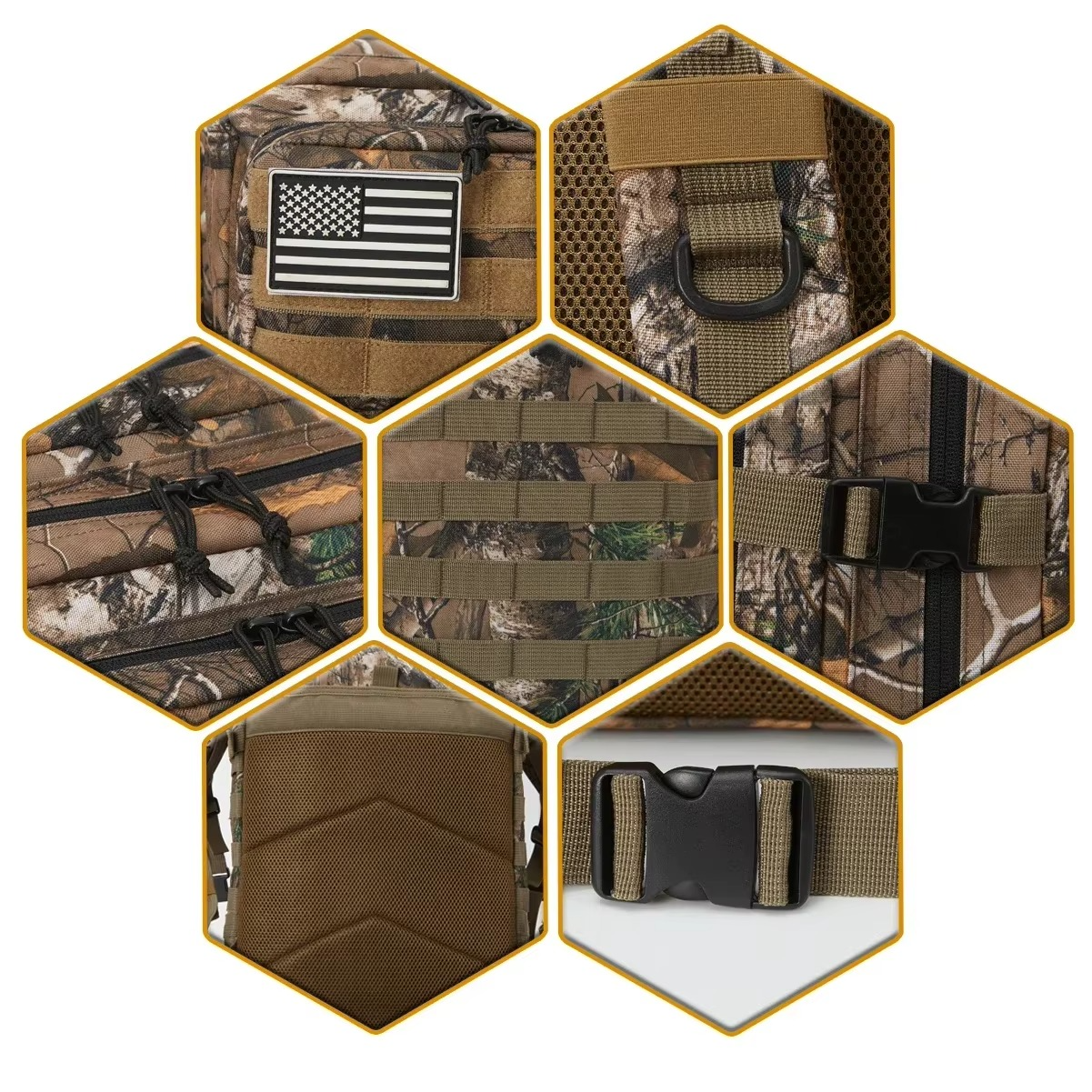 Voocci™ 45L Tactical Outdoor Backpack for Hiking & Camping