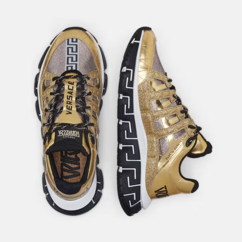 Trigreca Sneakers Luxury Gold - Nevada Shoe
