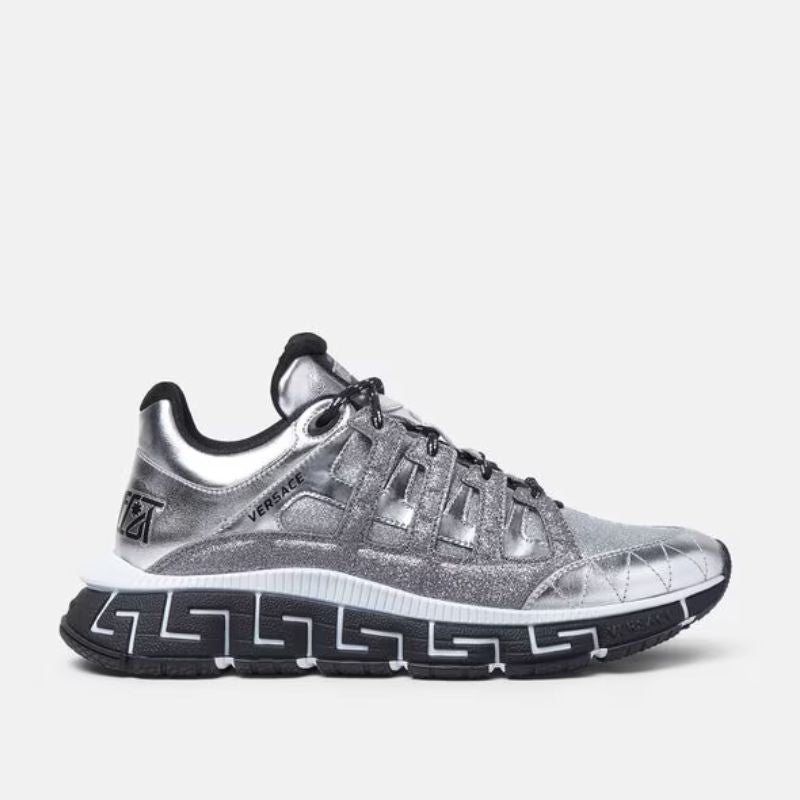 Trigreca Sneakers Luxury Silver - Nevada Shoe