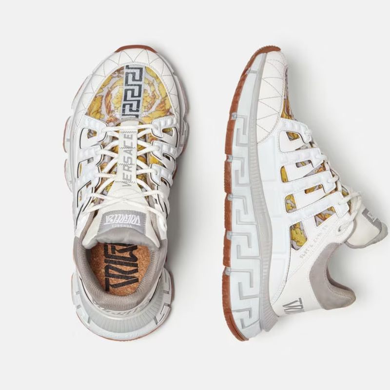 Trigreca Sneakers Luxury White - Nevada Shoe