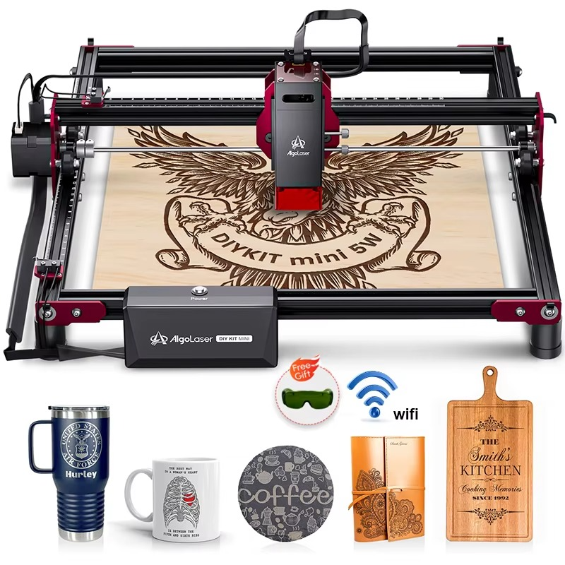 Magazaw™ 5W laser engraver machine with WiFi for DIY projects and detailed designs