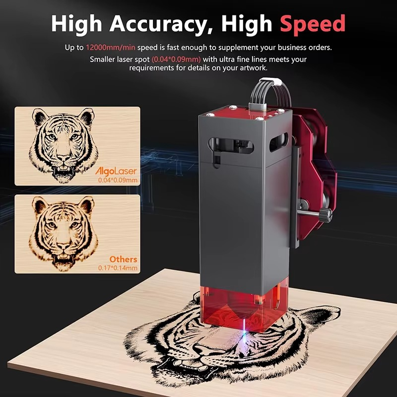Magazaw™ DIY laser engraver kit with high accuracy and speed engraving intricate designs on wood