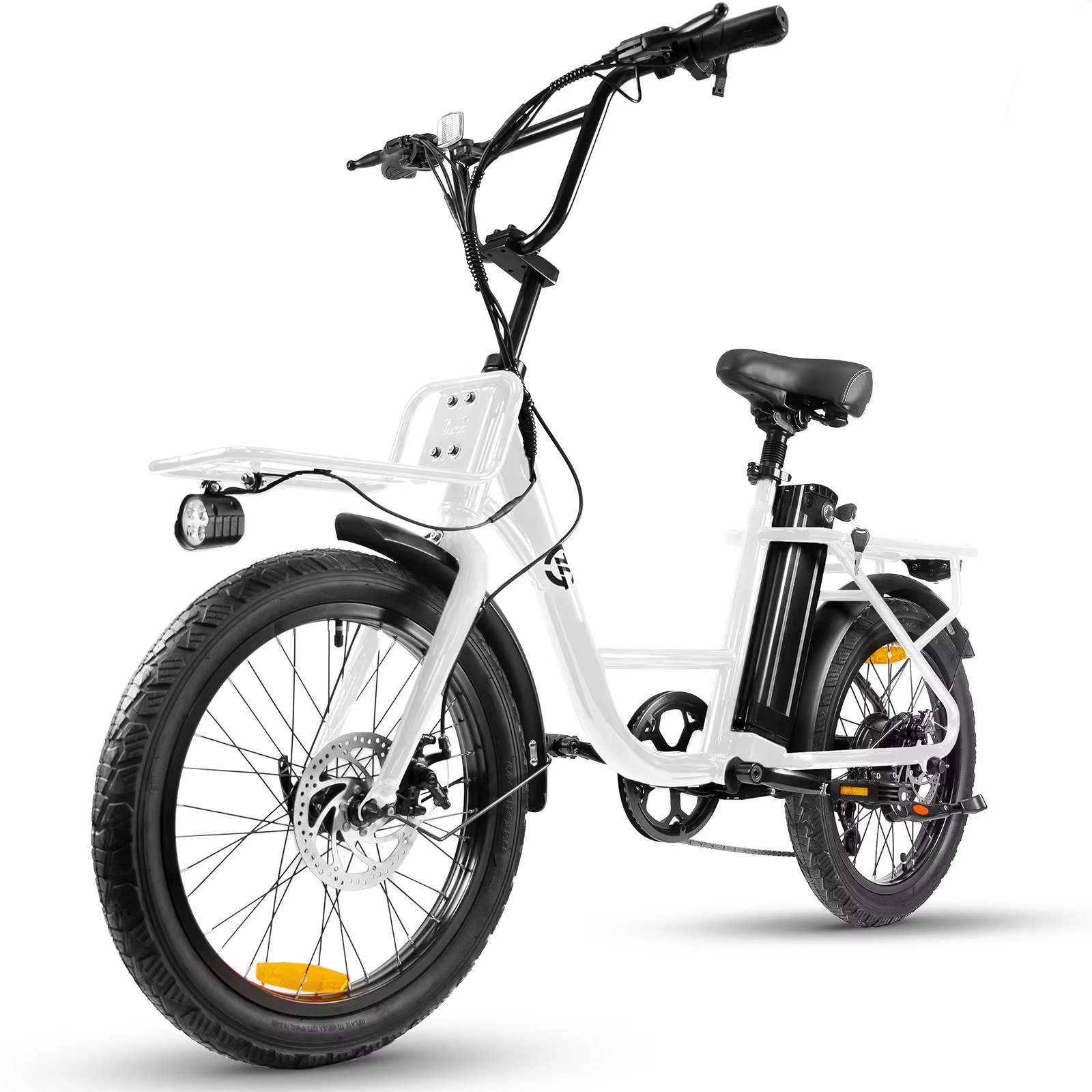 Magazaw™ 750W electric bike multi-terrain with sturdy frame and comfortable seat for outdoor adventures