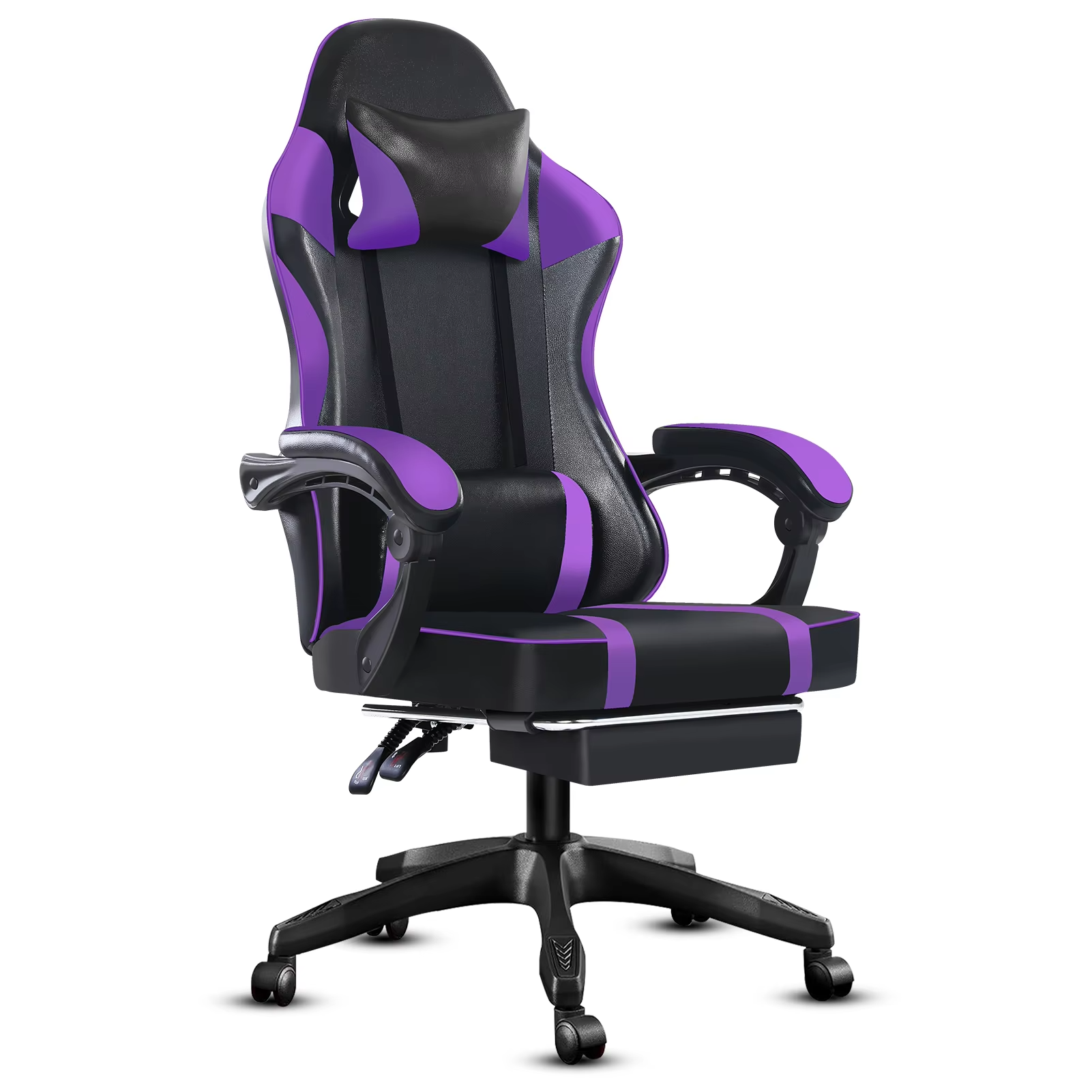 Magazaw ergonomic gaming chair with massager featuring adjustable height and supportive design