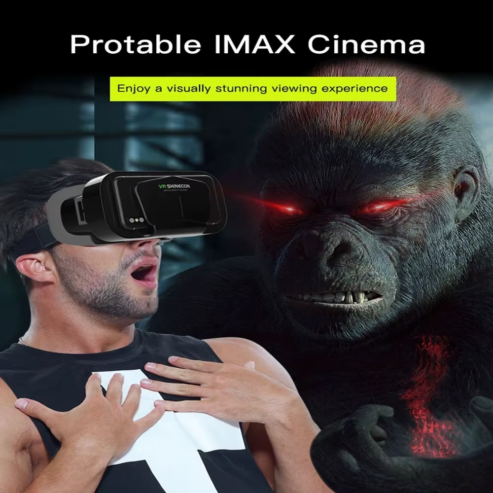 G10 VR Gaming Glasses for an immersive IMAX cinema experience with stunning visuals