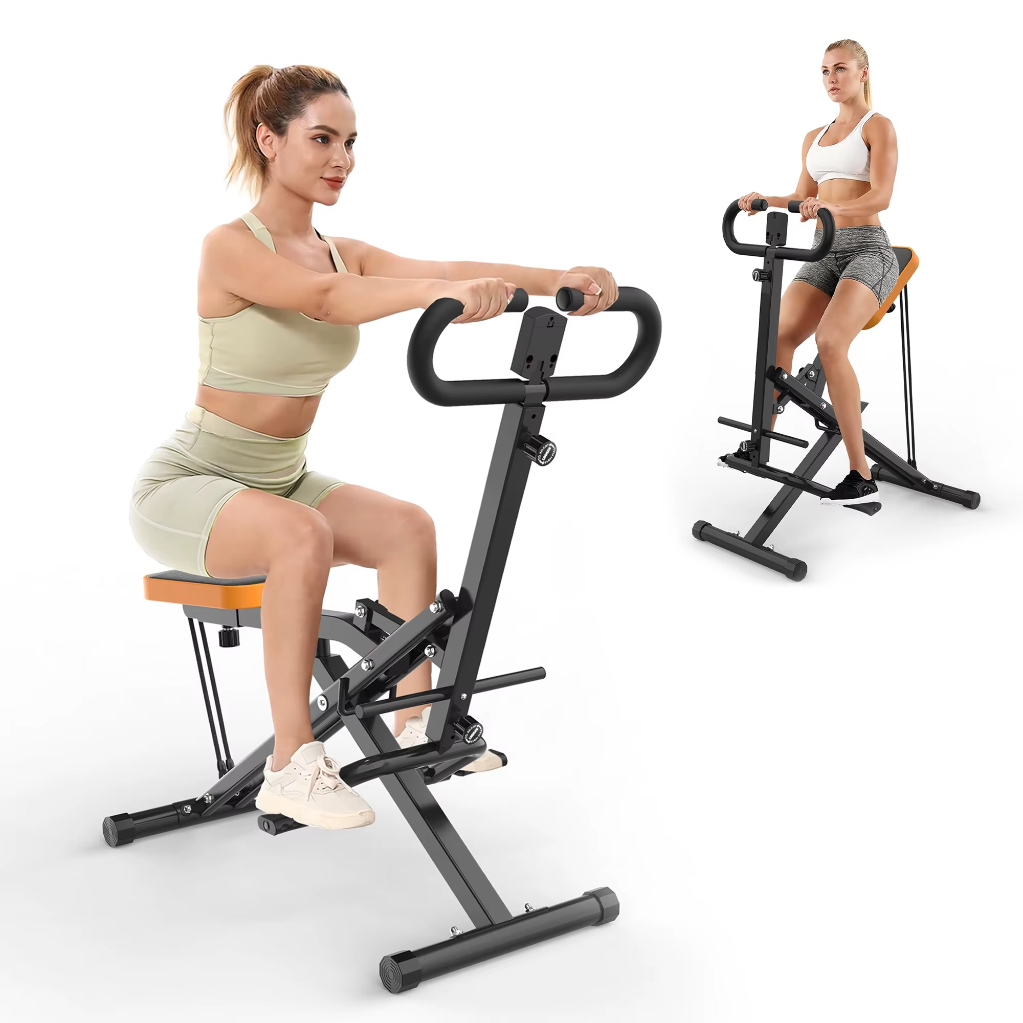 Magazaw glute and thigh exercise machine with adjustable seat for effective workouts
