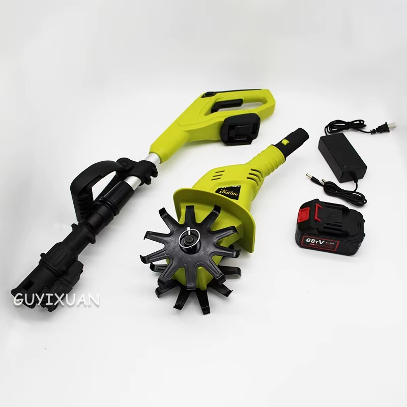 Magazaw cordless garden cultivator with ergonomic handle and battery for easy gardening tasks