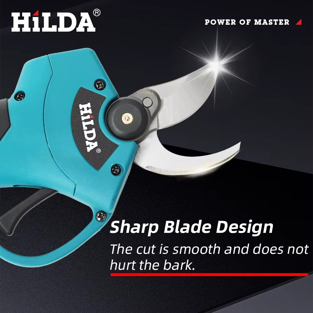 Hilda Cordless Garden Pruner with Sharp Blade Design for Smooth Cutting Without Hurting Bark