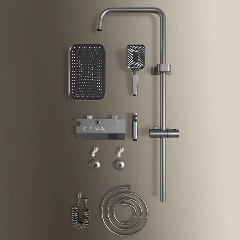 Magazaw LED rain shower set with modern design and multiple features for a refreshing shower experience
