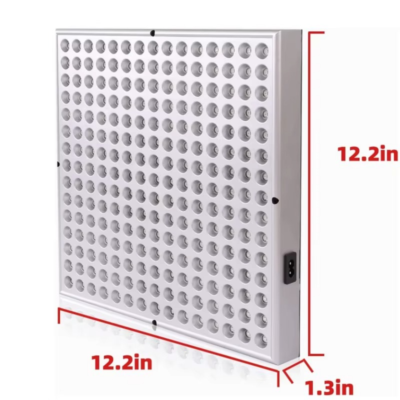Magazaw LED red light therapy panel with 120 therapeutic bulbs for skin rejuvenation and pain relief
