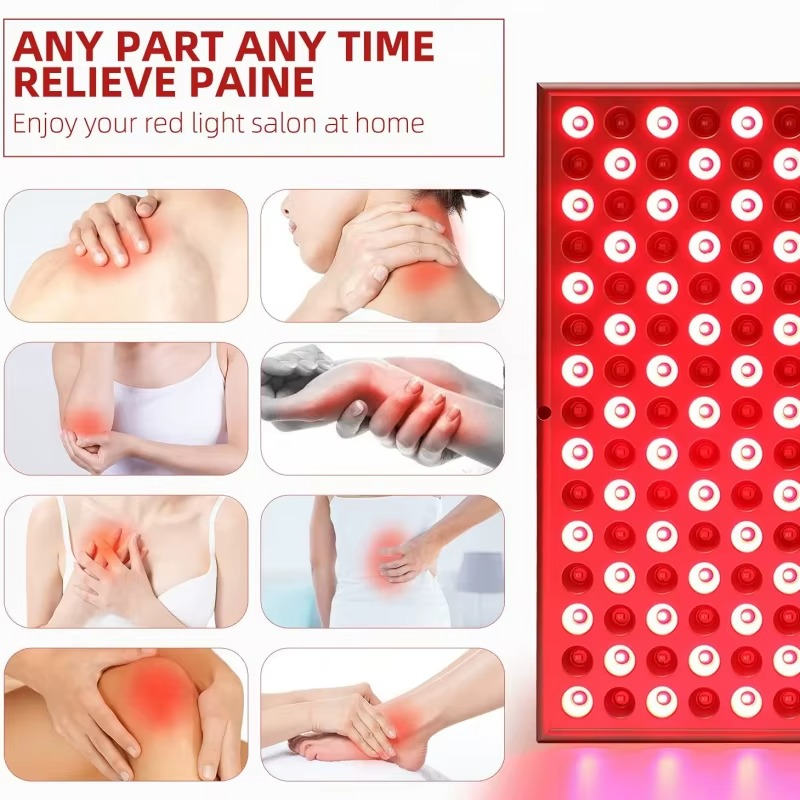 Magazaw LED red light therapy panel for pain relief, designed for home use on any body part