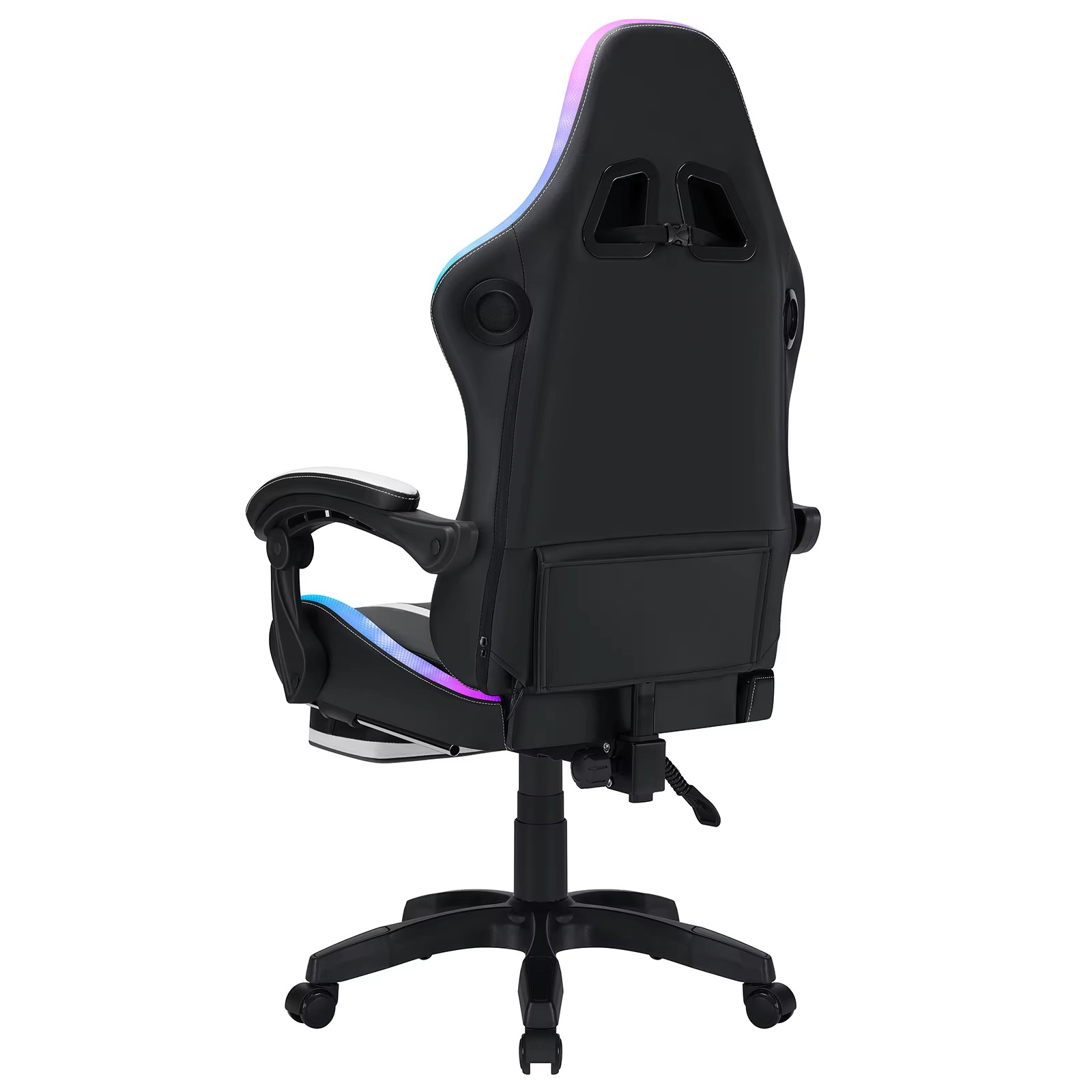 Magazaw RGB gaming chair with massage features a sleek design and ergonomic support