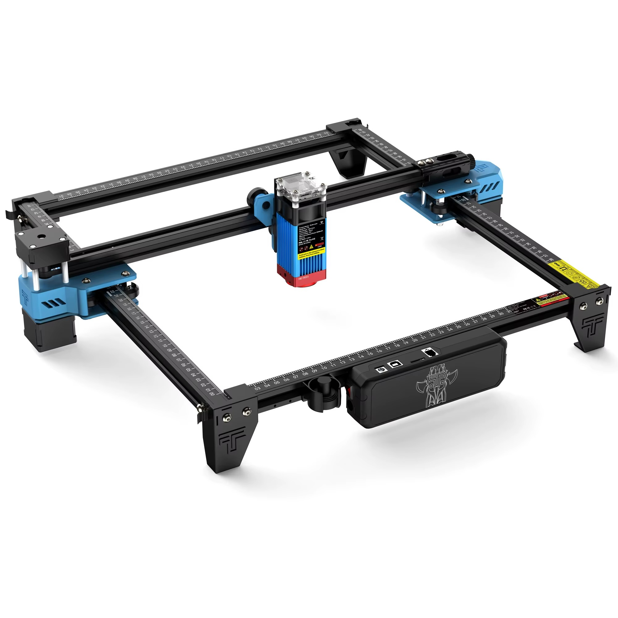 Twotrees TTS-55 Pro Laser Engraver with precise engraving capabilities and adjustable settings