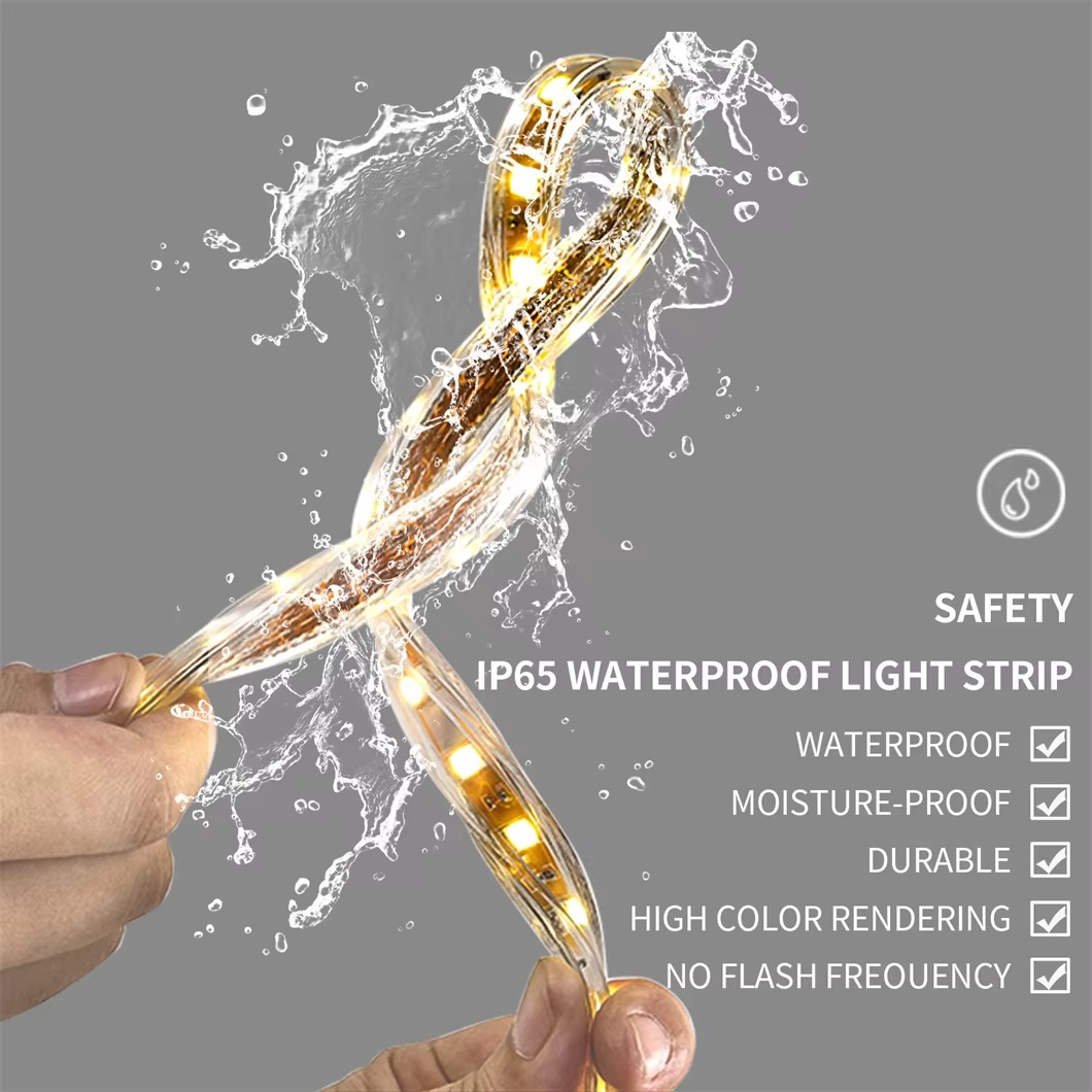 Waterproof IP65 LED light strip for durable and high-color rendering lighting solutions