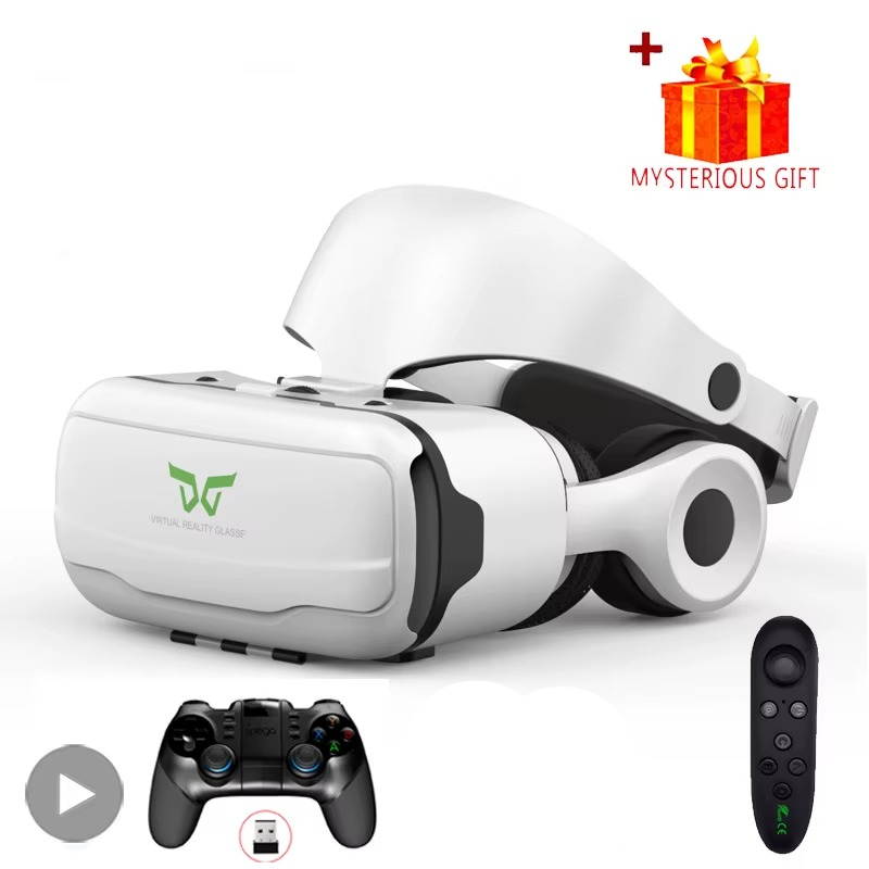 Magazaw virtual reality headset for smartphones with wireless controller and mysterious gift included
